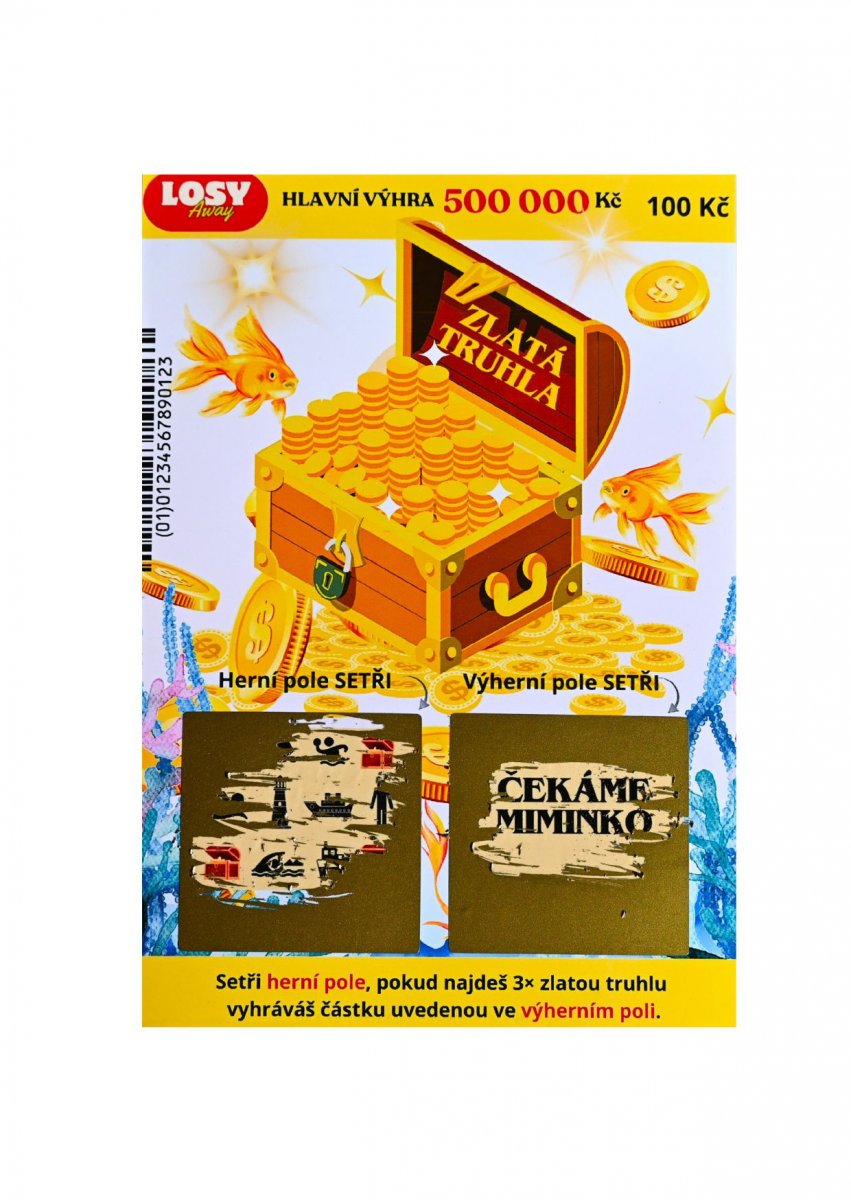 STÍRACÍ LOS ZLATÁ TRUHLA 