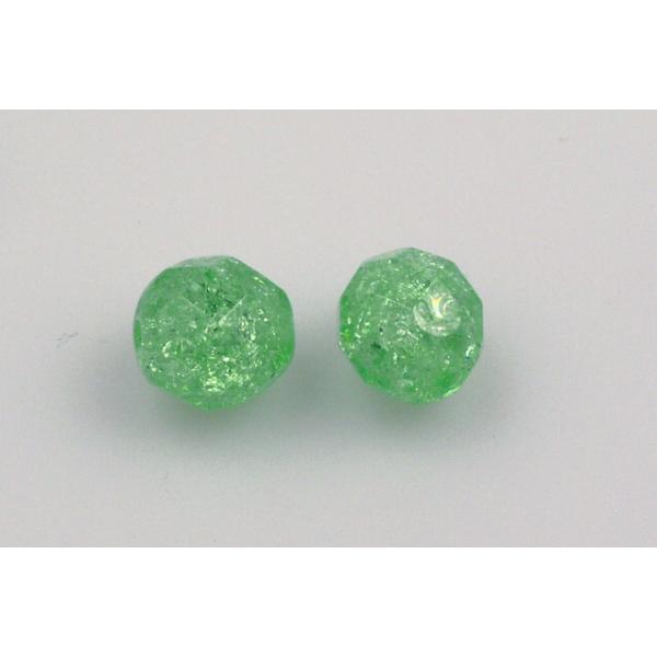 Práskané korálky broušené 8mm - 20 ks