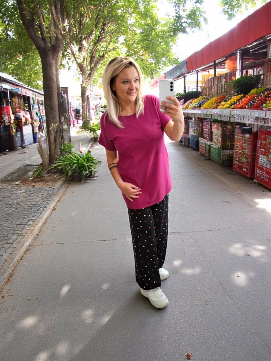 Dámské triko Fuchsie- M/L