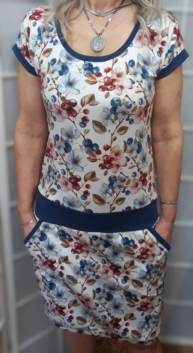 Šaty - bobulky (bavlna)