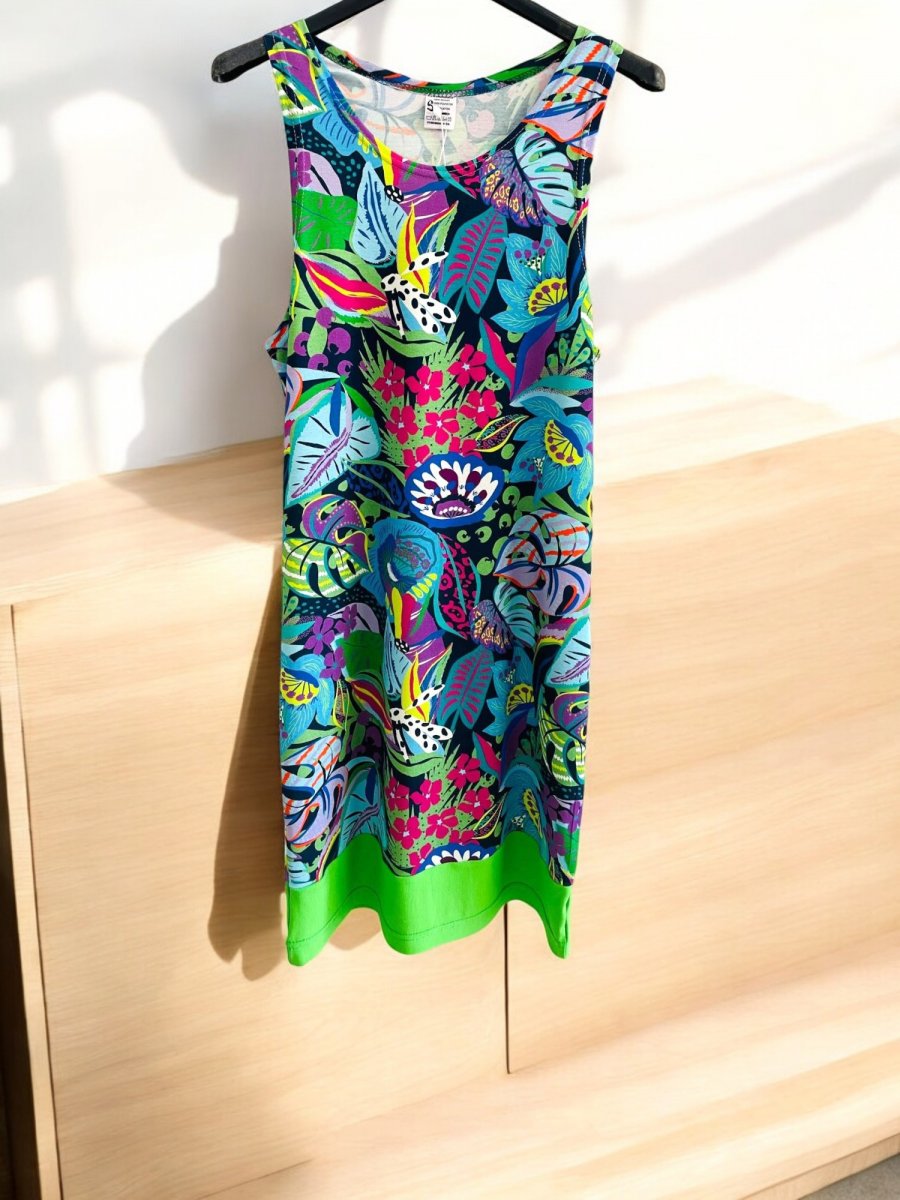 Dámské viskozové šaty Divočina - S