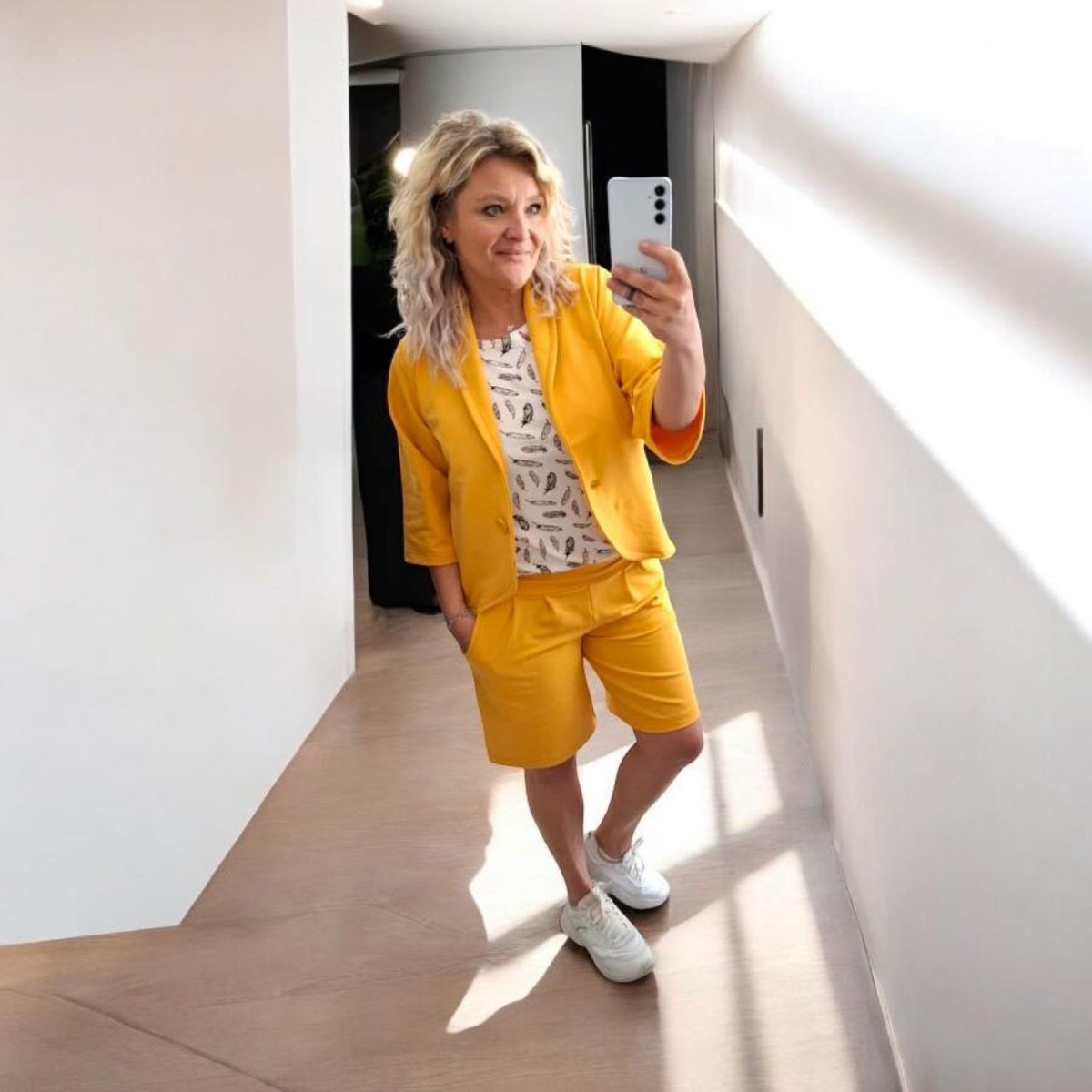 Dámský komplet Hořčice