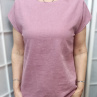 Halenka z přírodního lnu - barva starorůžová, velikost 2XL ~ LETNÍ VÝPRODEJ ~