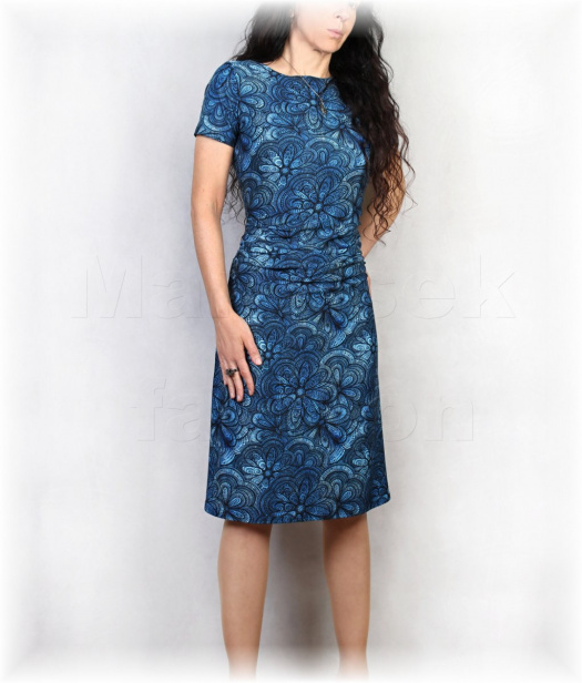 Šaty s řasením v pase vz.903