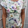 Dámská tričko - květy (bavlna) 