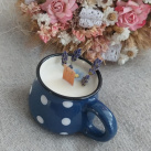 Svíčka bucláček modrý