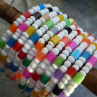 Crazy colours in white