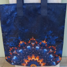 TAŠKA z kočárkoviny - Modrá mandala