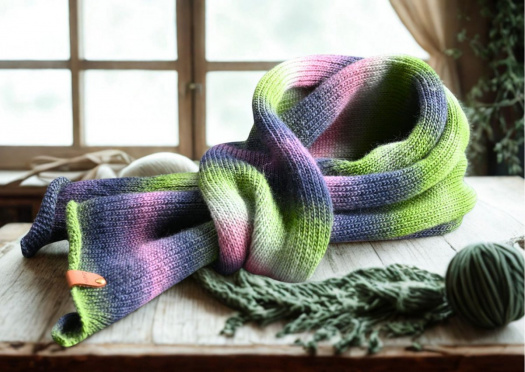 Pletená vlněná šála 2694