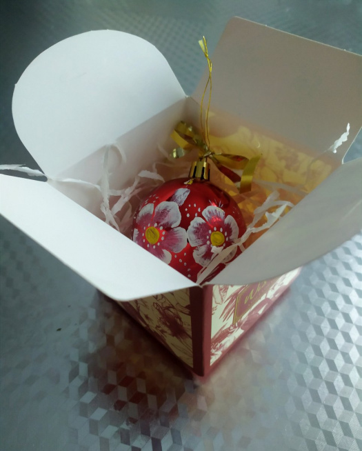 Baňky v ozdobné krabičce
