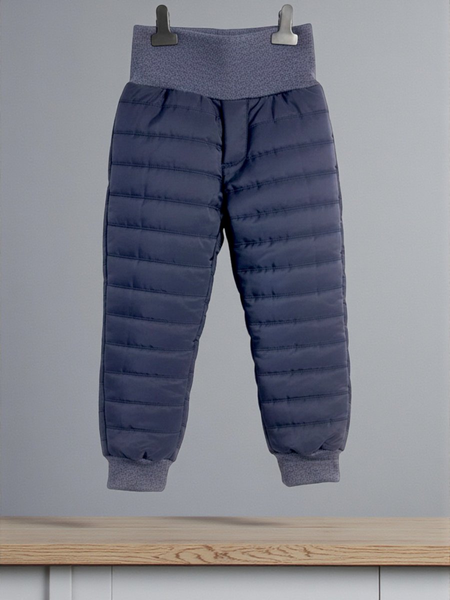 Oteplováky modrý prošev - 116