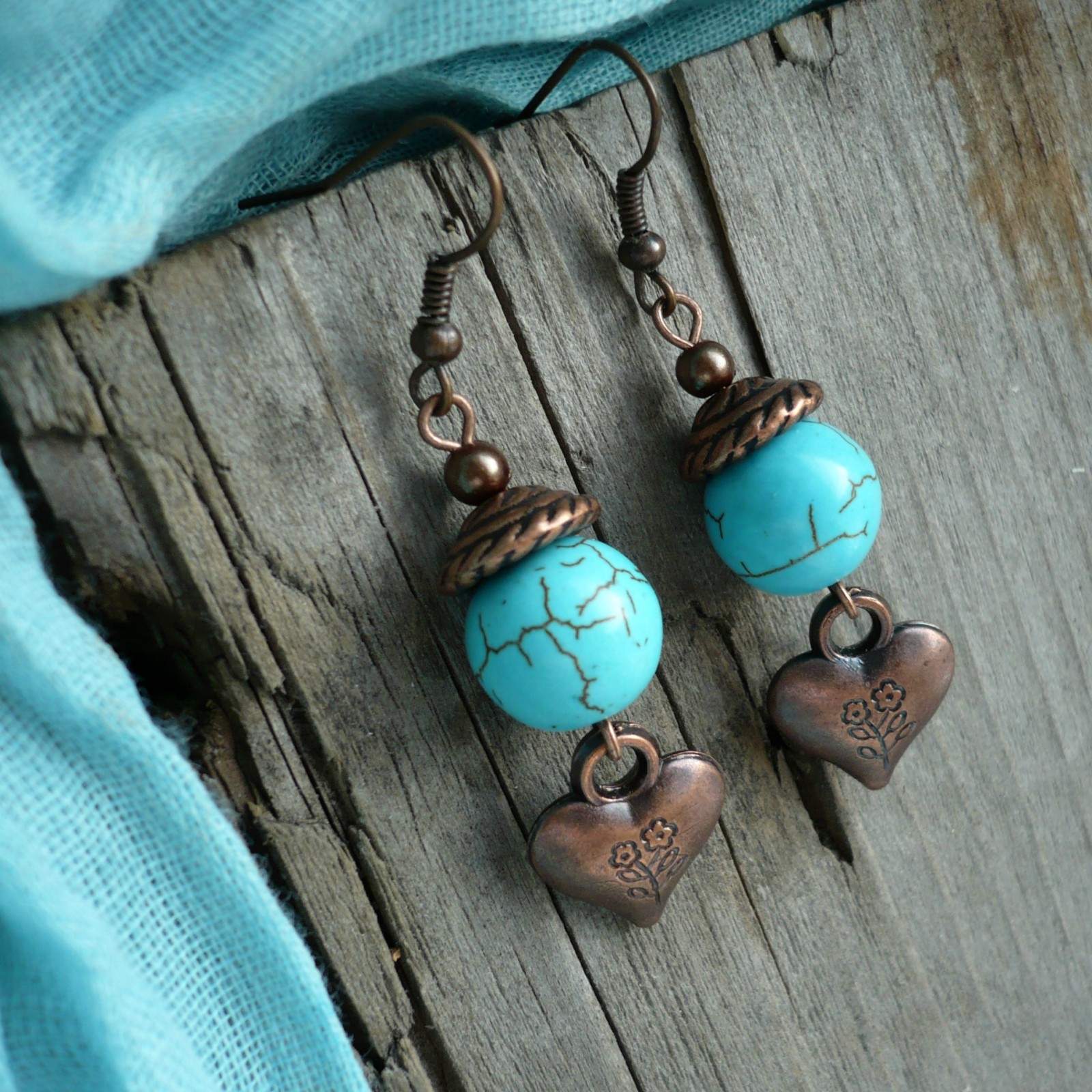 Tyrkysníky se srdíčkem