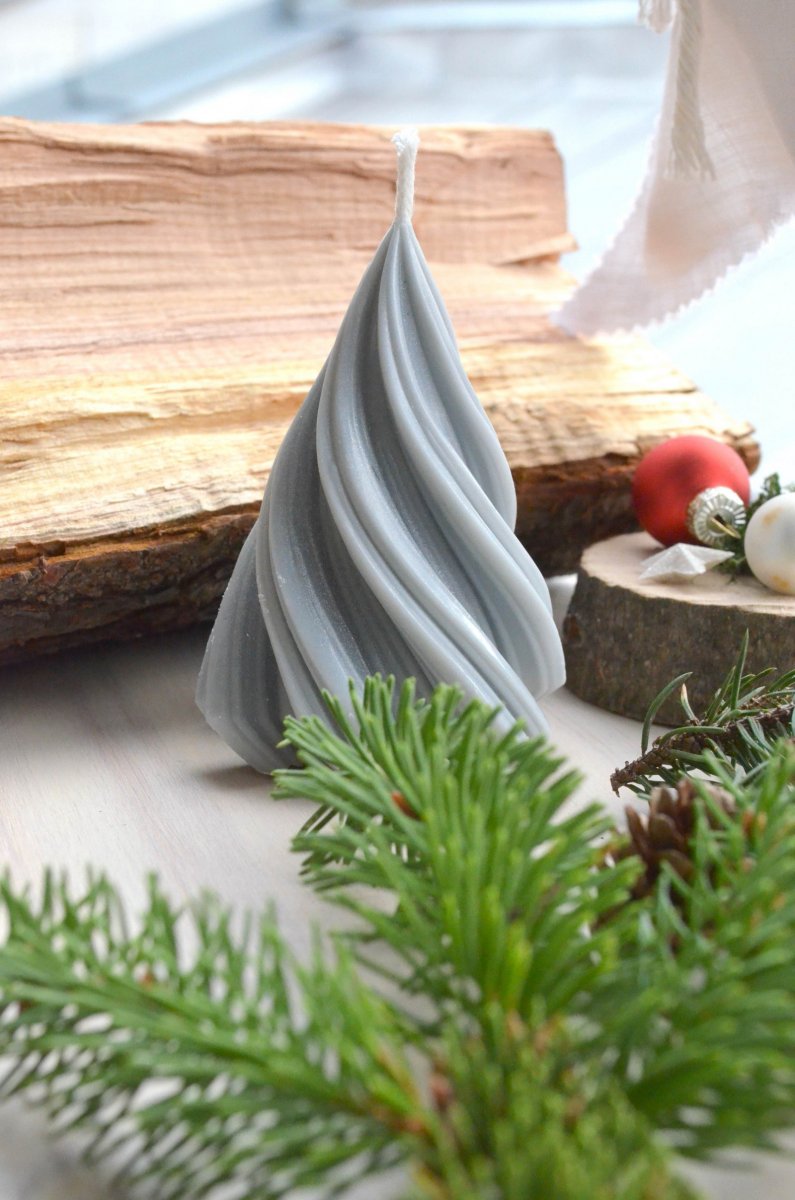 Sójová svíčka - Stromek šedá