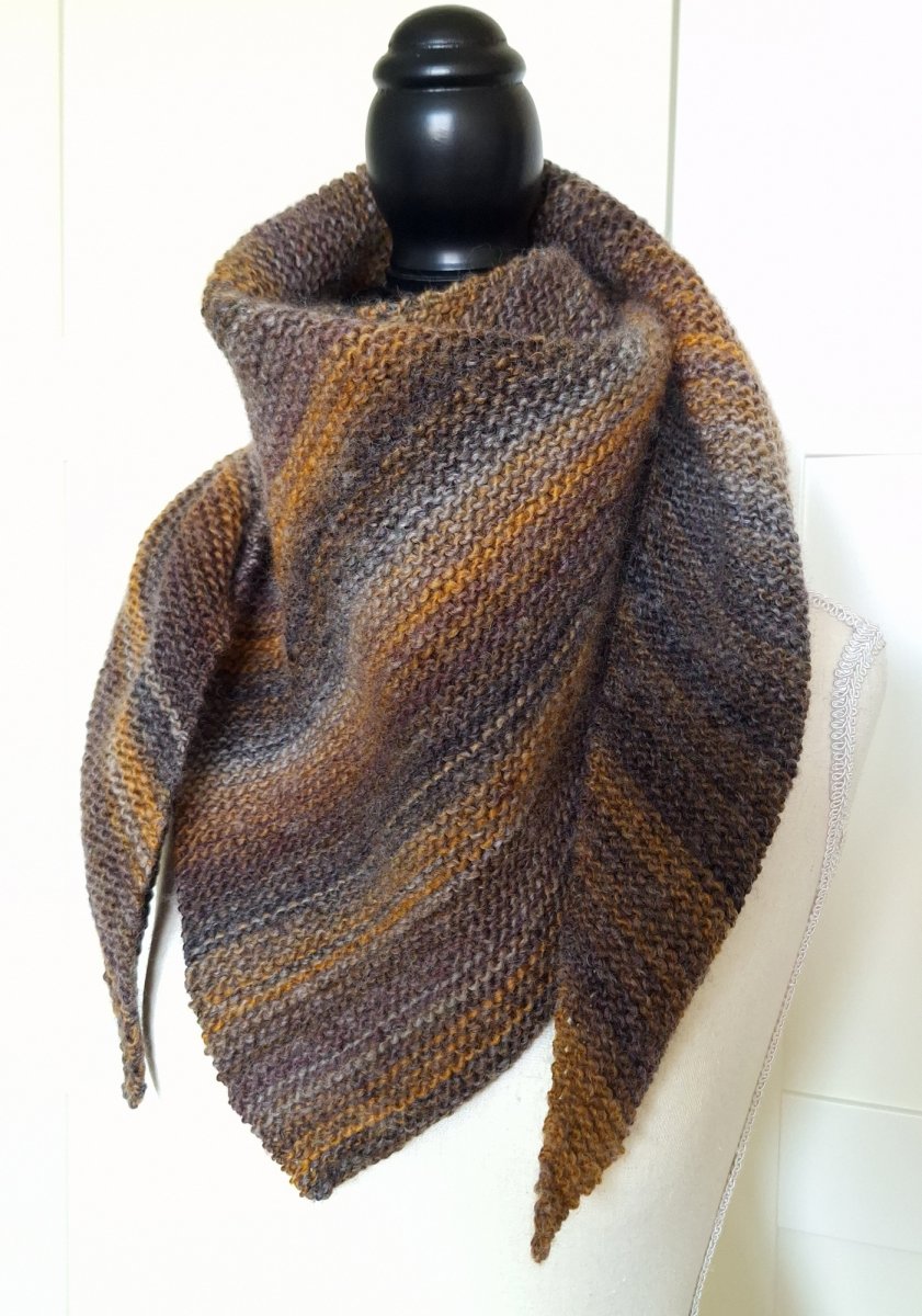 hnědý melírovaný