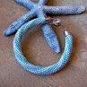 Háčkovaný náramek "Sea"