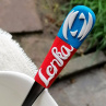 REZERVACE - latté lžičky na přání se jmény a logem 