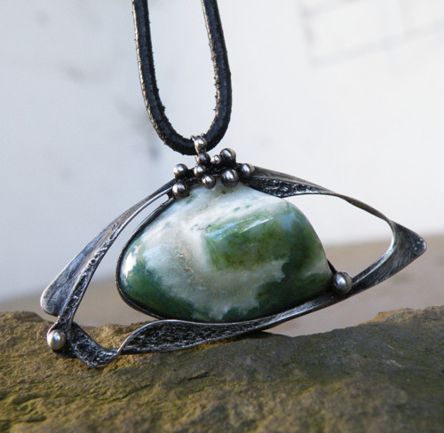 Anja...(mechový achát) 