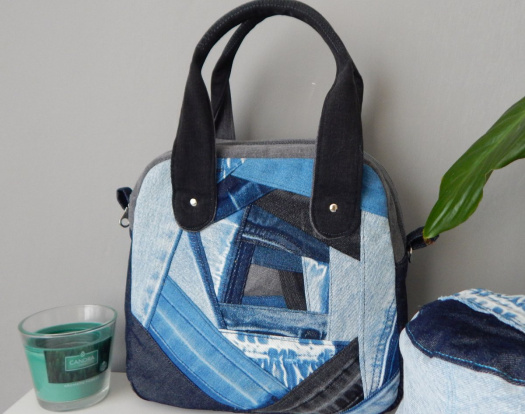 Jeans elegantní kabelka.