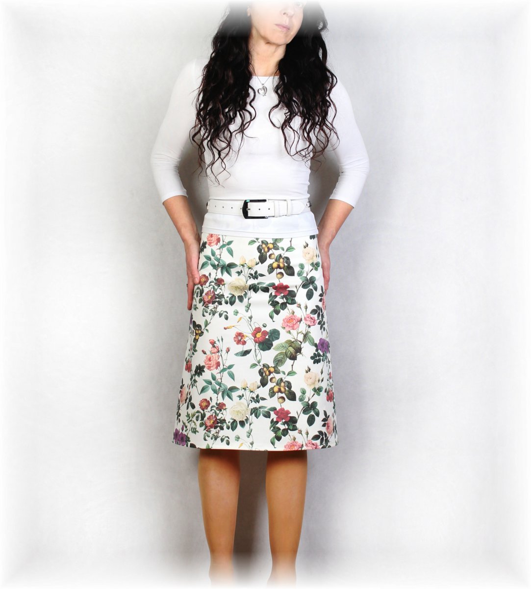 Sukně z krásné rifloviny  vz.936