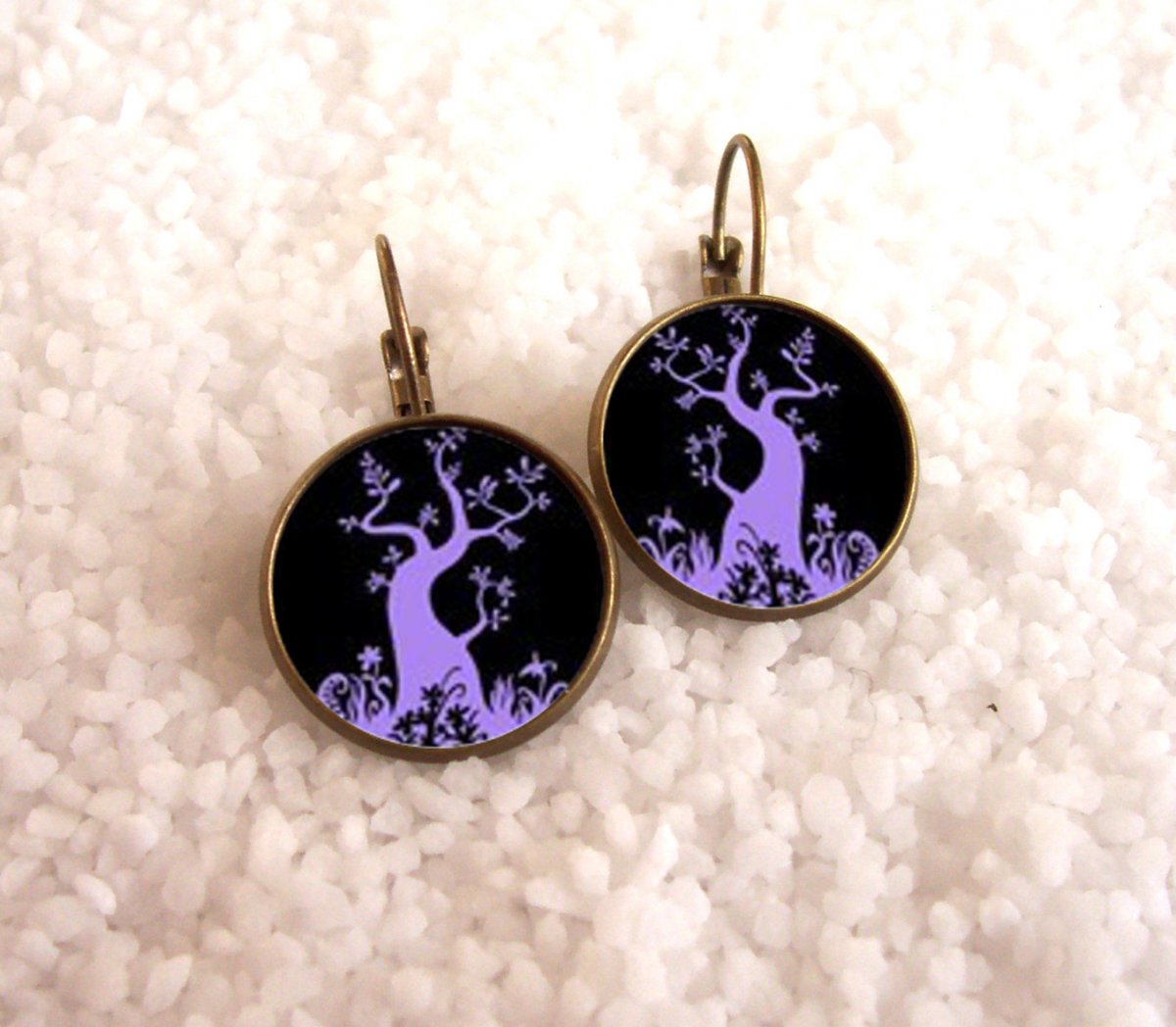 Náušnice z pryskyřice