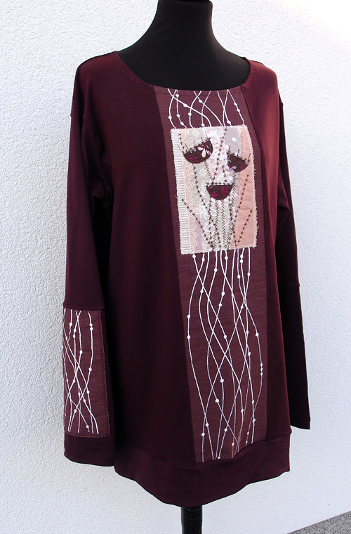 FUCHSIOVÁ (XL/XXL) - mikina, tunika