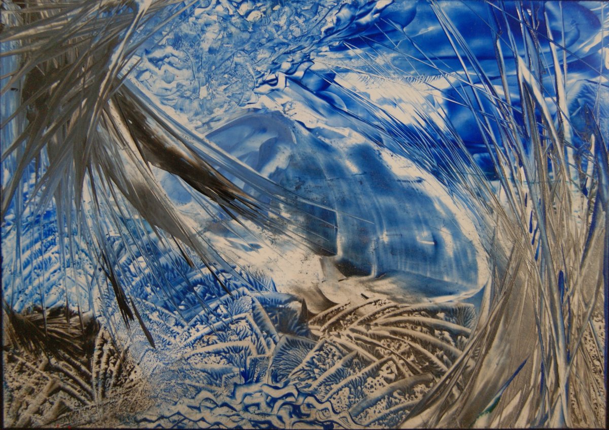 Jiný svět - enkaustika