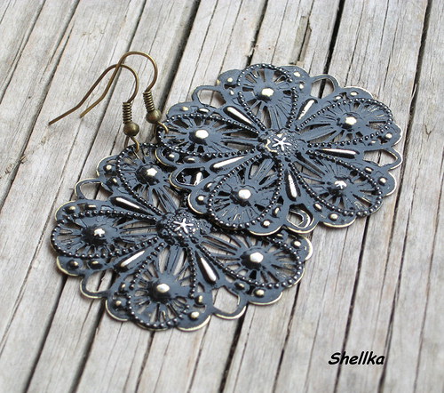 Náušnice ,,KVĚTY,,15