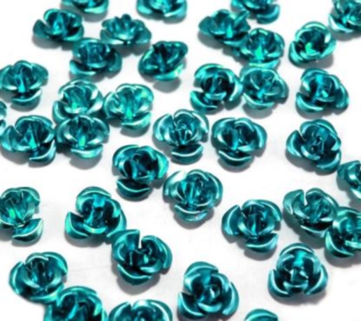 Kovová růžička 10 mm - 10 ks