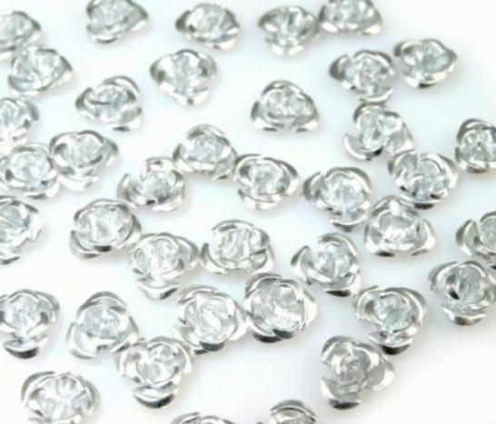 Kovová růžička 10 mm - 10 ks