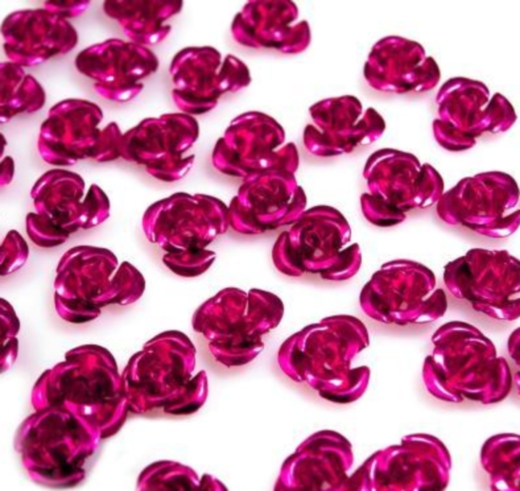 Kovová růžička 10 mm - 10 ks