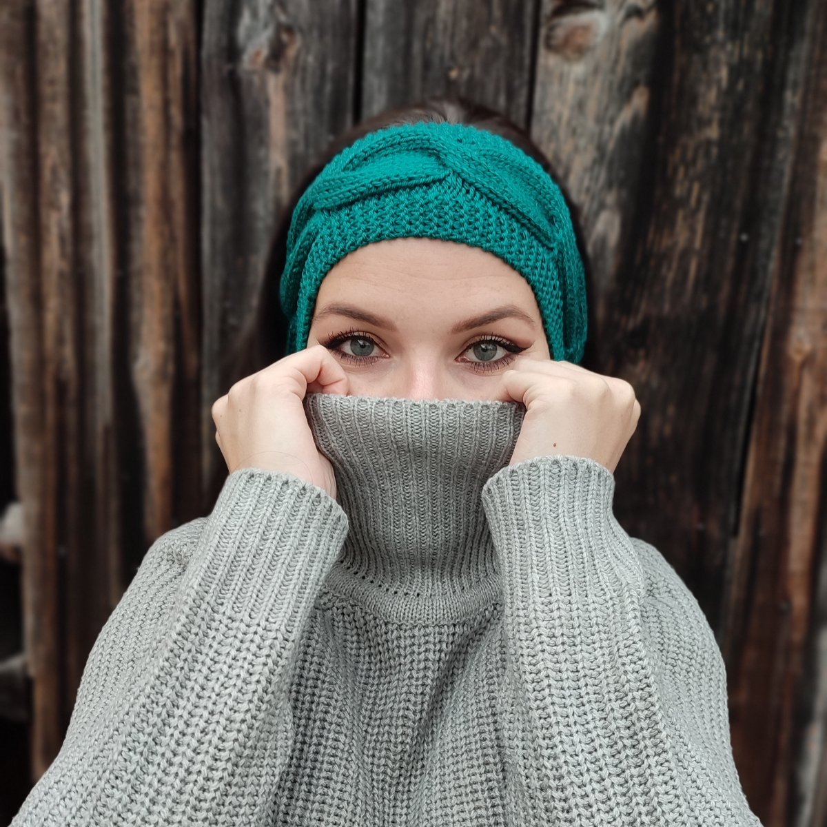 Čelenka dámská smaragdová