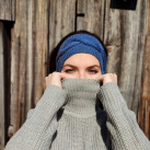 Čelenka dámská modrošedá