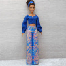 Maxi kalhoty a top pro Barbie