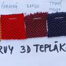 Mikina s 3D efektem - barva černá (teplákovina)