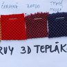 Tunika s kapsami 3D efekt - barva smetanová S - XXXL