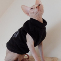 Mikinka pro Sphynx- sněhová vločka