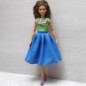 Barevné šatičky pro Barbie