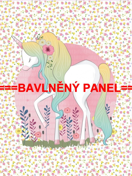 Velký bavlněný panel 75x100cm PEŘ 16