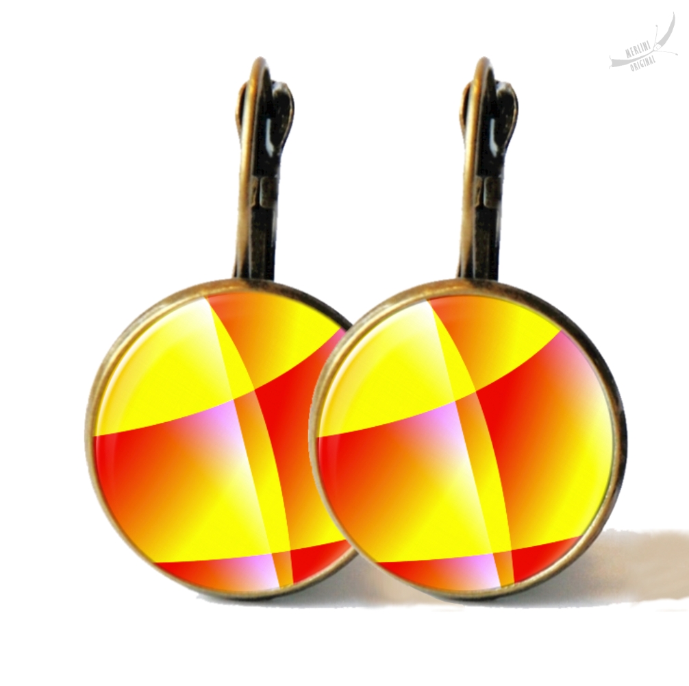 Červánky - visací náušnice