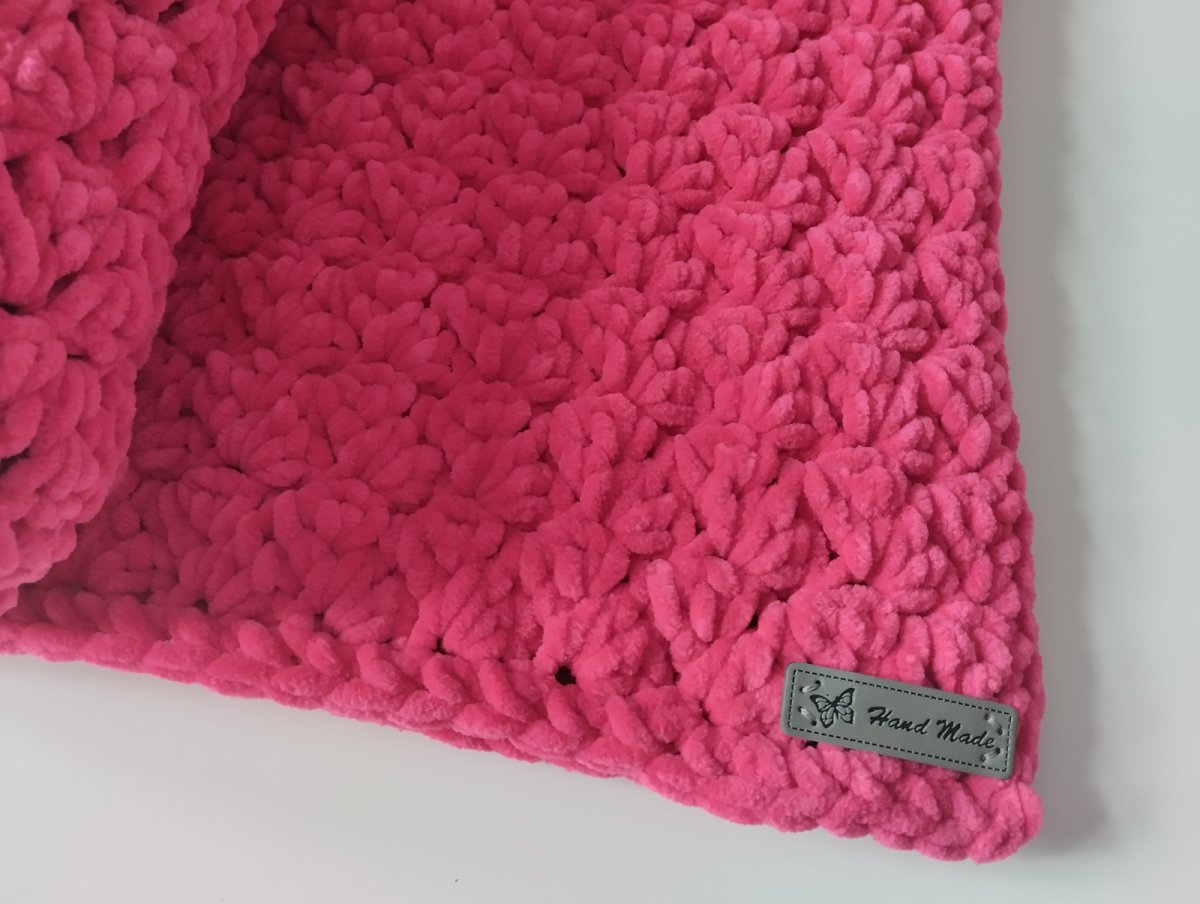 Deka pro miminko tm. růžová jemná a teplá 72x72cm