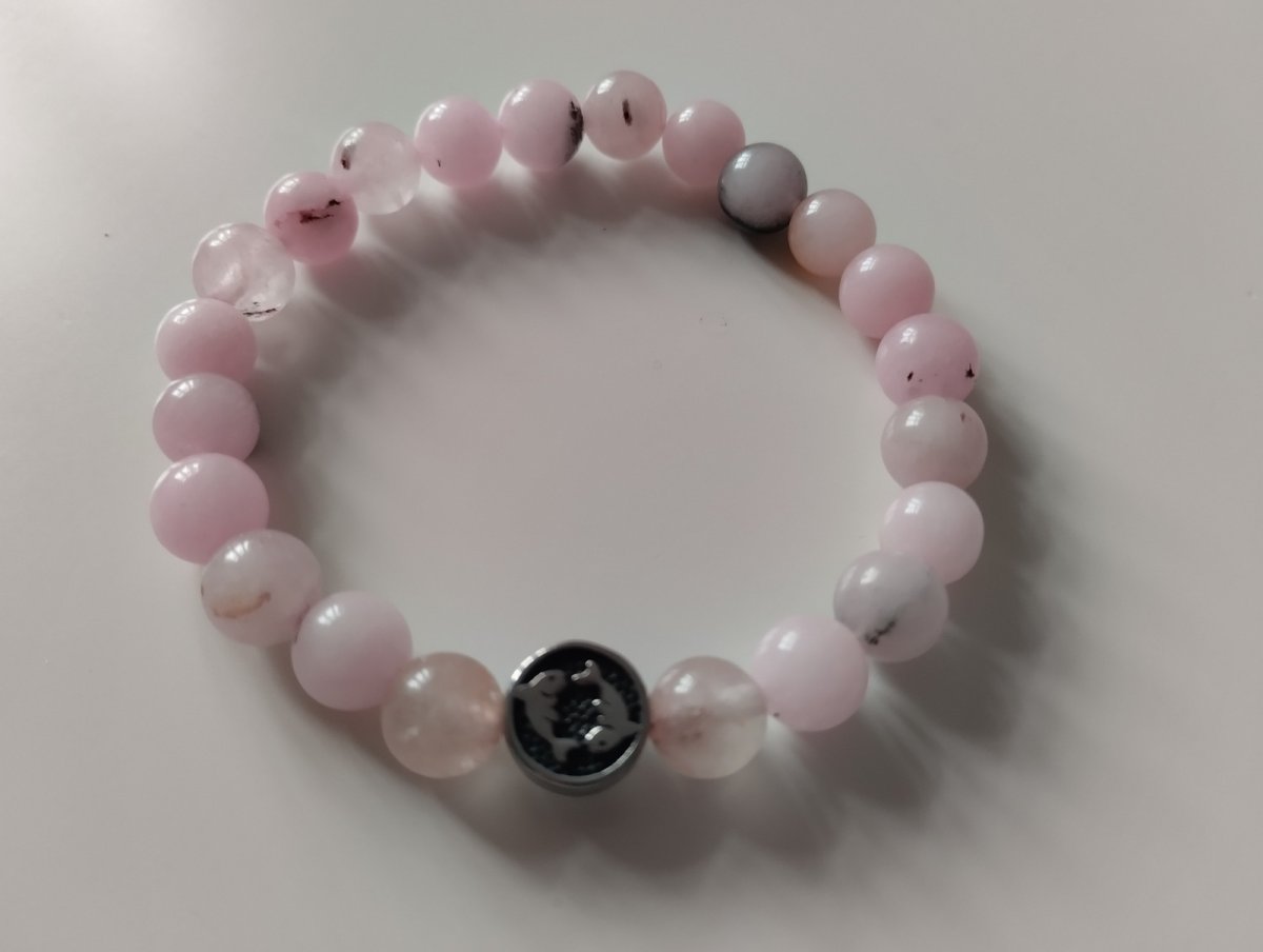 Náramek z jaspisu třešňového pro znamení ryby