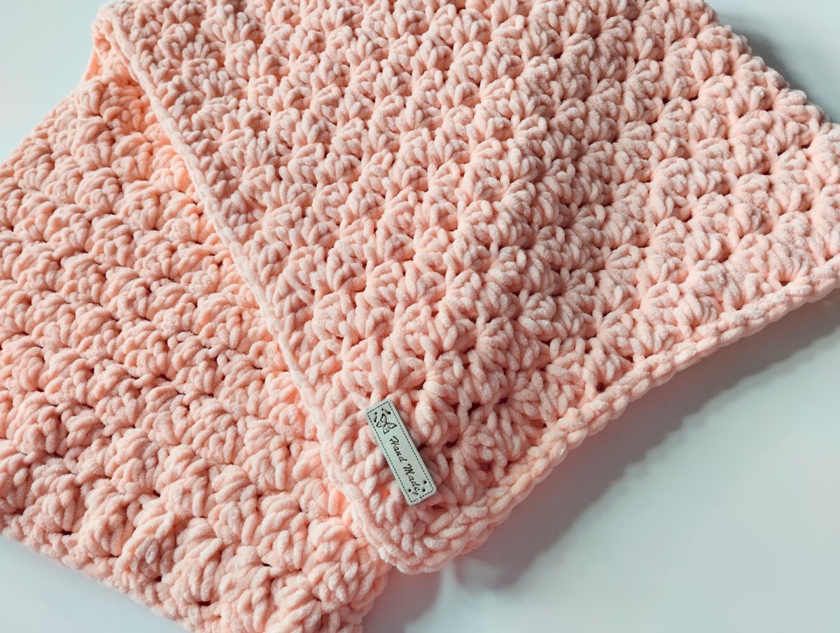 Deka pro miminko meruňková jemná a teplá 84x75cm