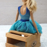 Barevné šatičky pro Barbie
