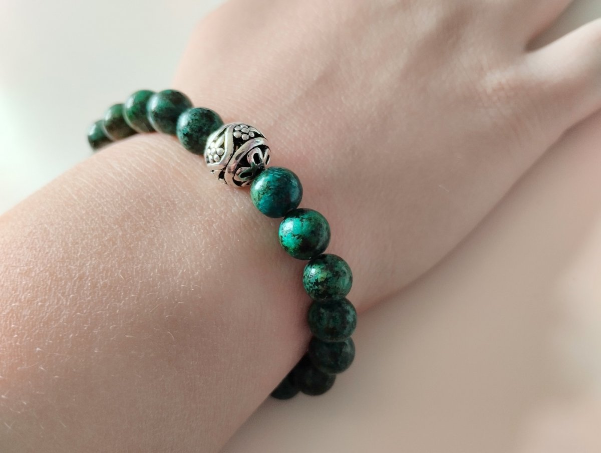 Náramek s minerálem tyrkys africky