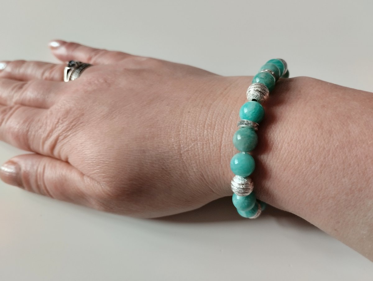 Náramek z minerálu amazonit 