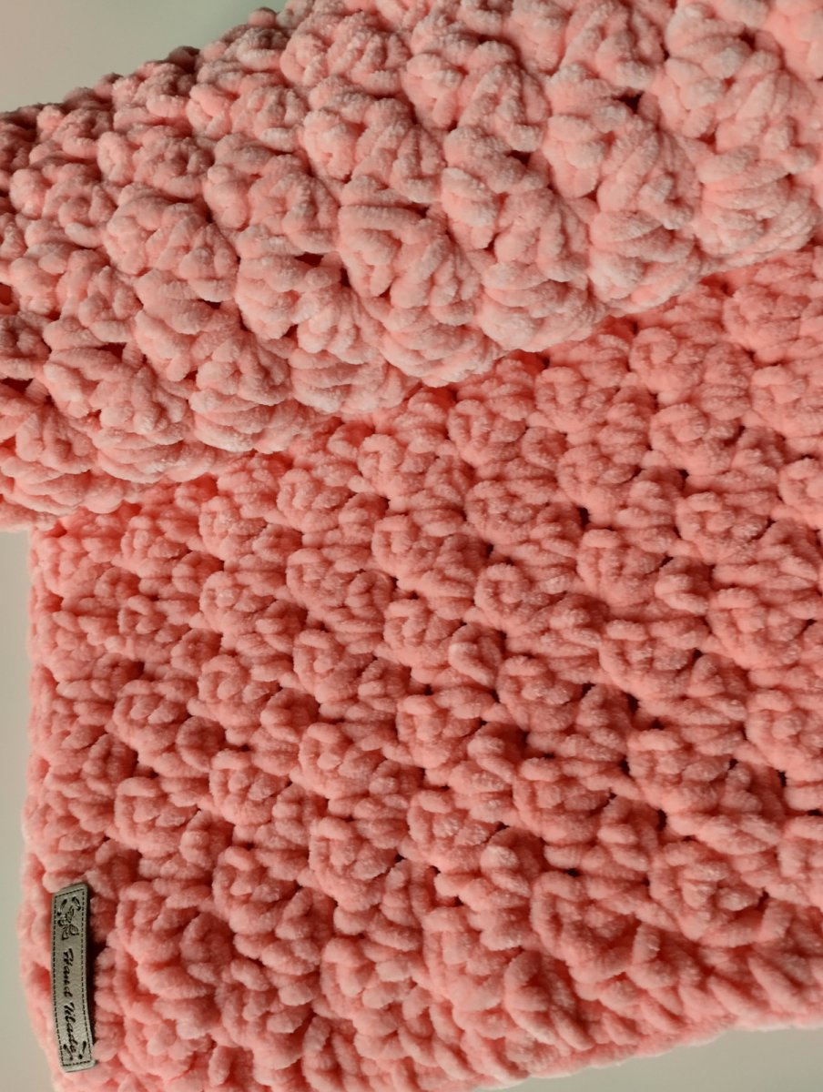 Deka pro miminko meruňková jemná a teplá 86x62cm