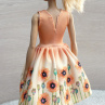 Barevné šatičky pro Barbie