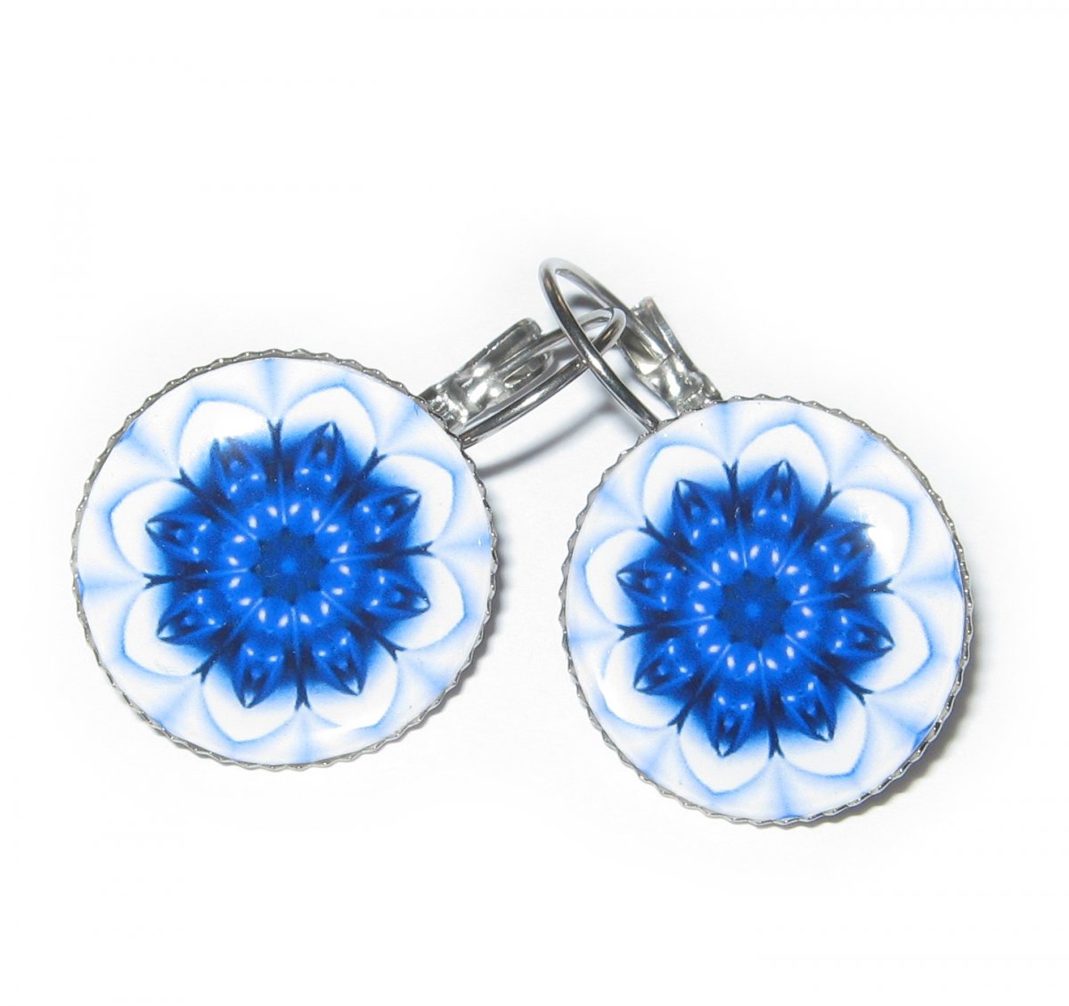 Náušnice...Modrá hvězda uklidnění.