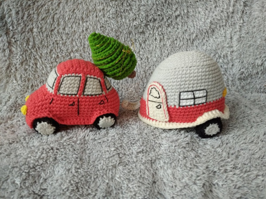 Autíčko s karavanem