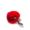 AG přívěsek, stříbro, Swarovski, Jako rubín